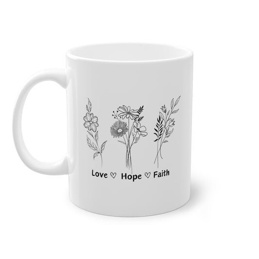 Love, Hope, Faith - Tasse