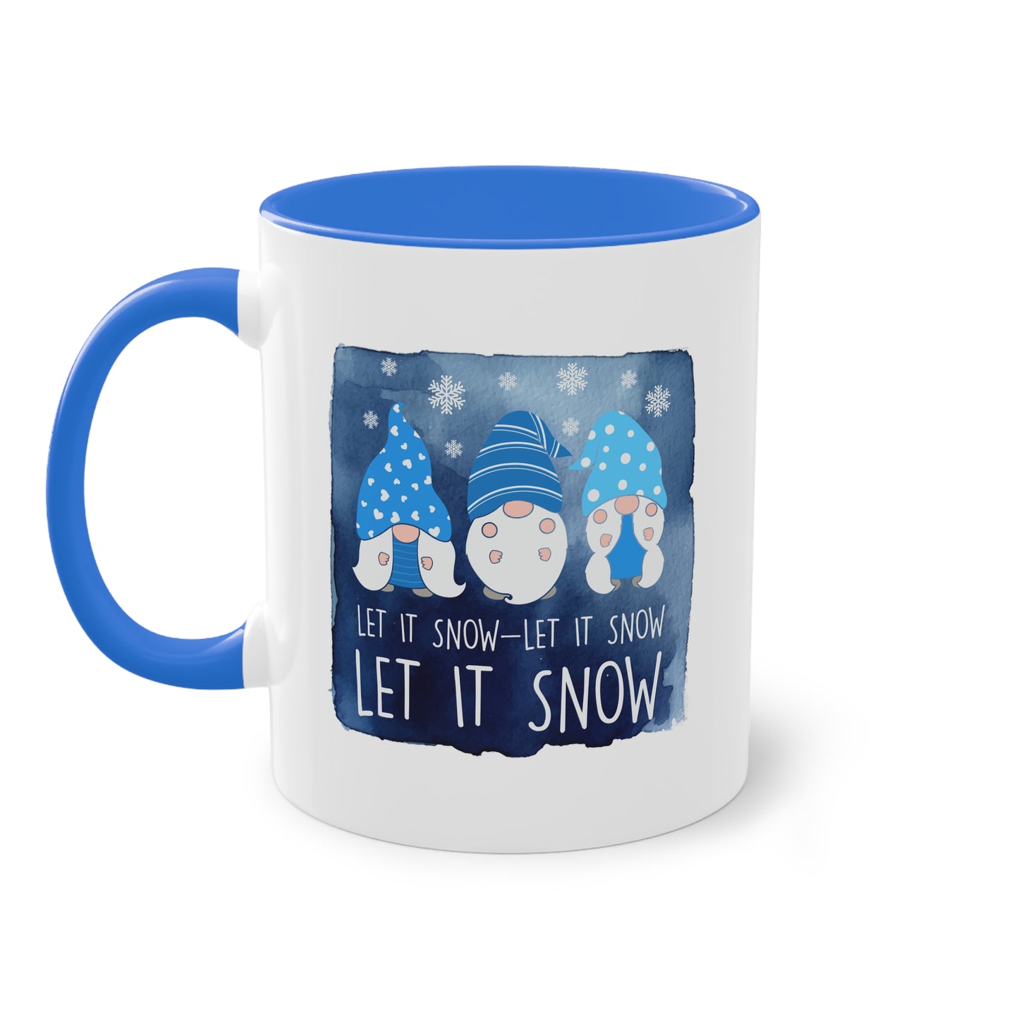 Let it snow! Let it snow! Let it snow! - Zwei-Ton-Kaffeetasse