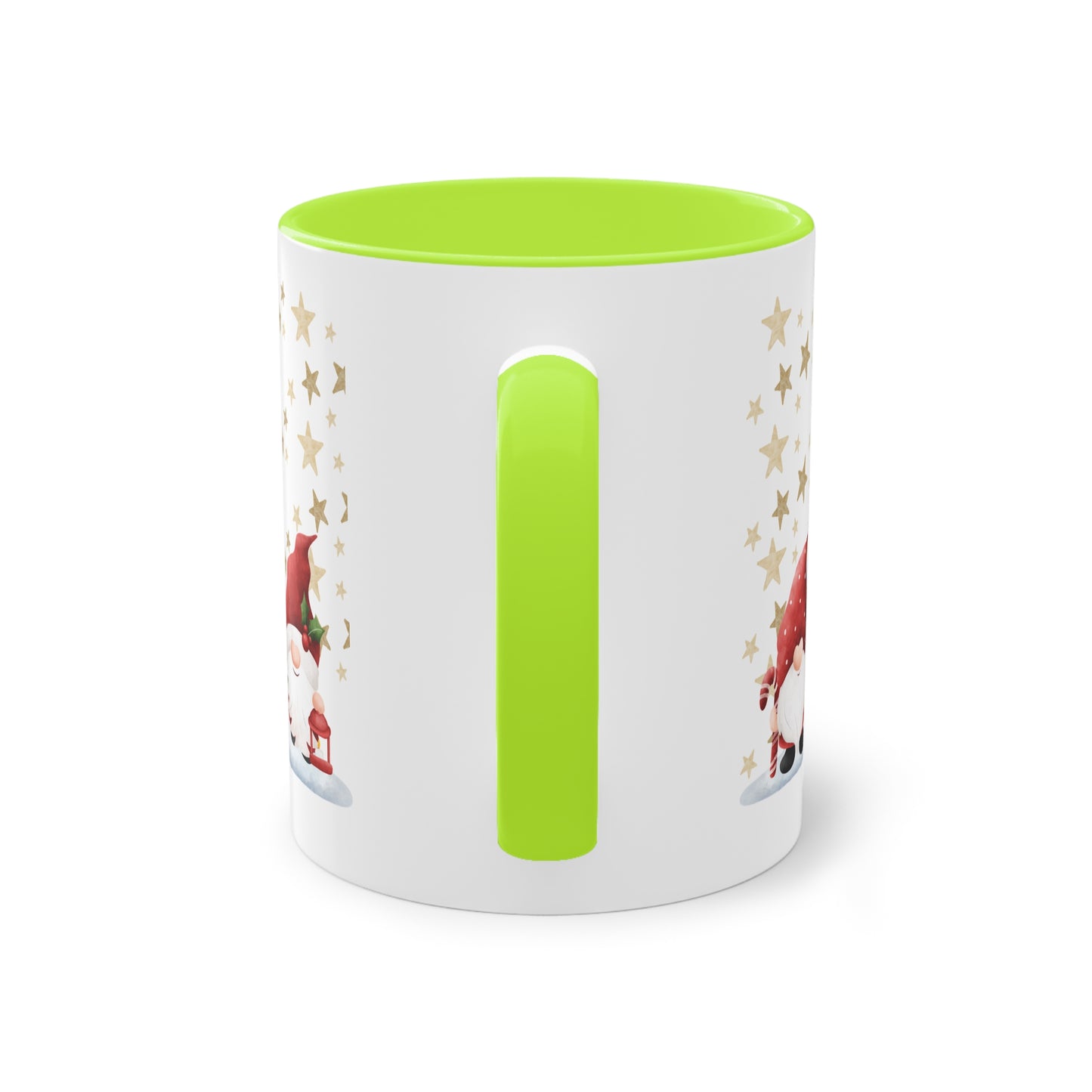 Wichtel, merry Christmas! - Zwei-Ton-Kaffeetasse