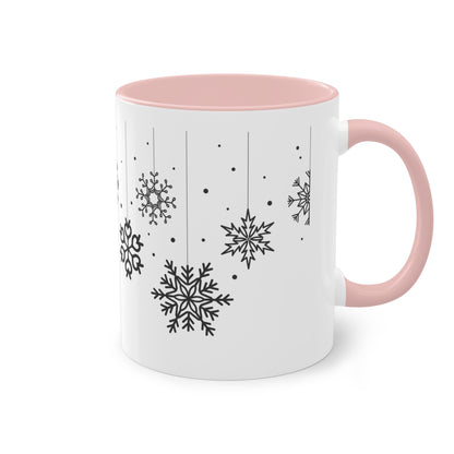 Schneeflöckchen - Zwei-Ton-Kaffeetasse