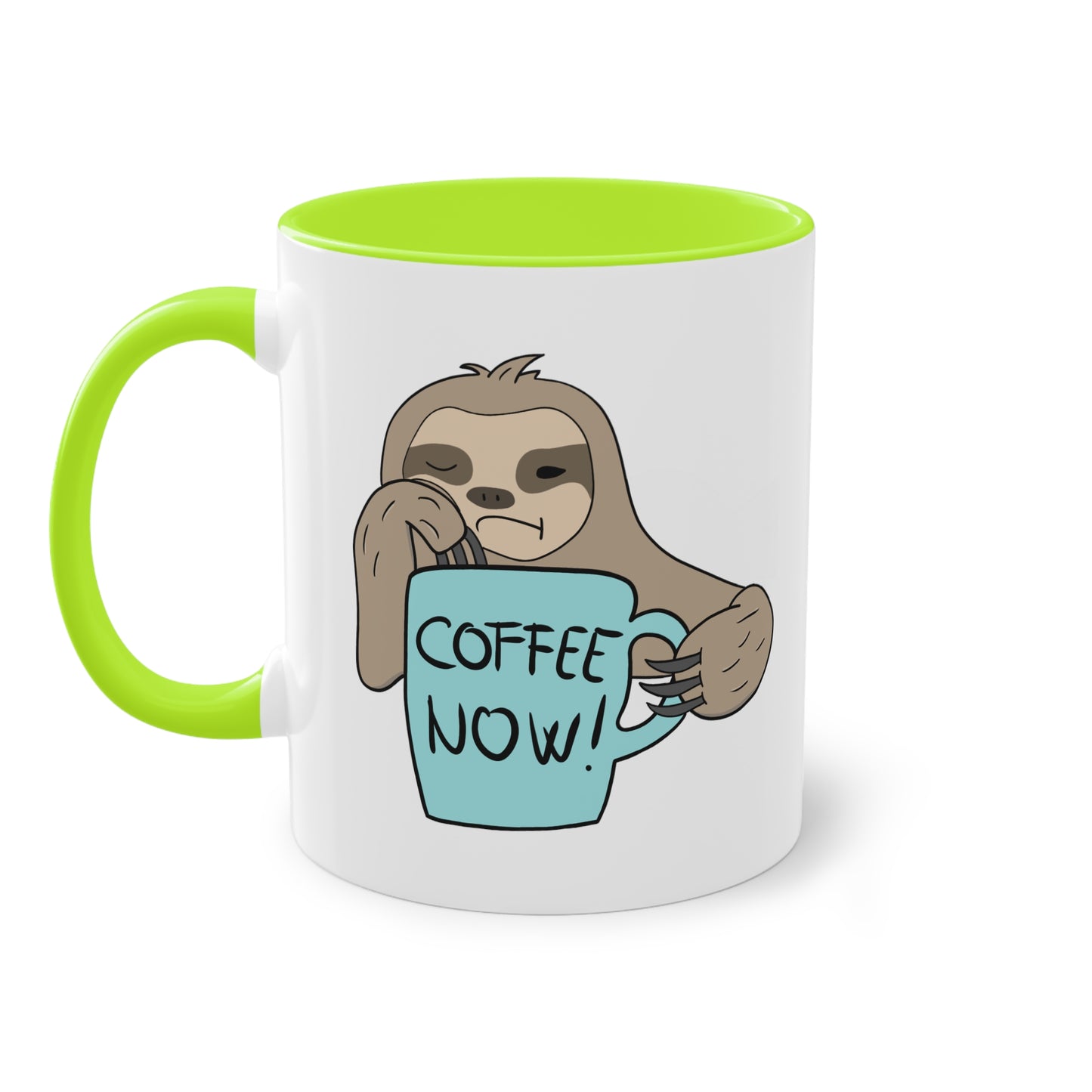 Coffee now - Zwei-Ton-Kaffeetasse