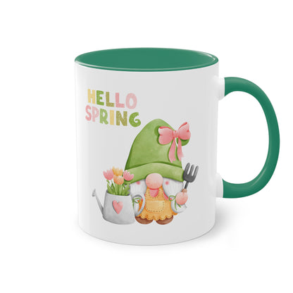 Hello Spring - Zwei-Ton-Kaffeetasse