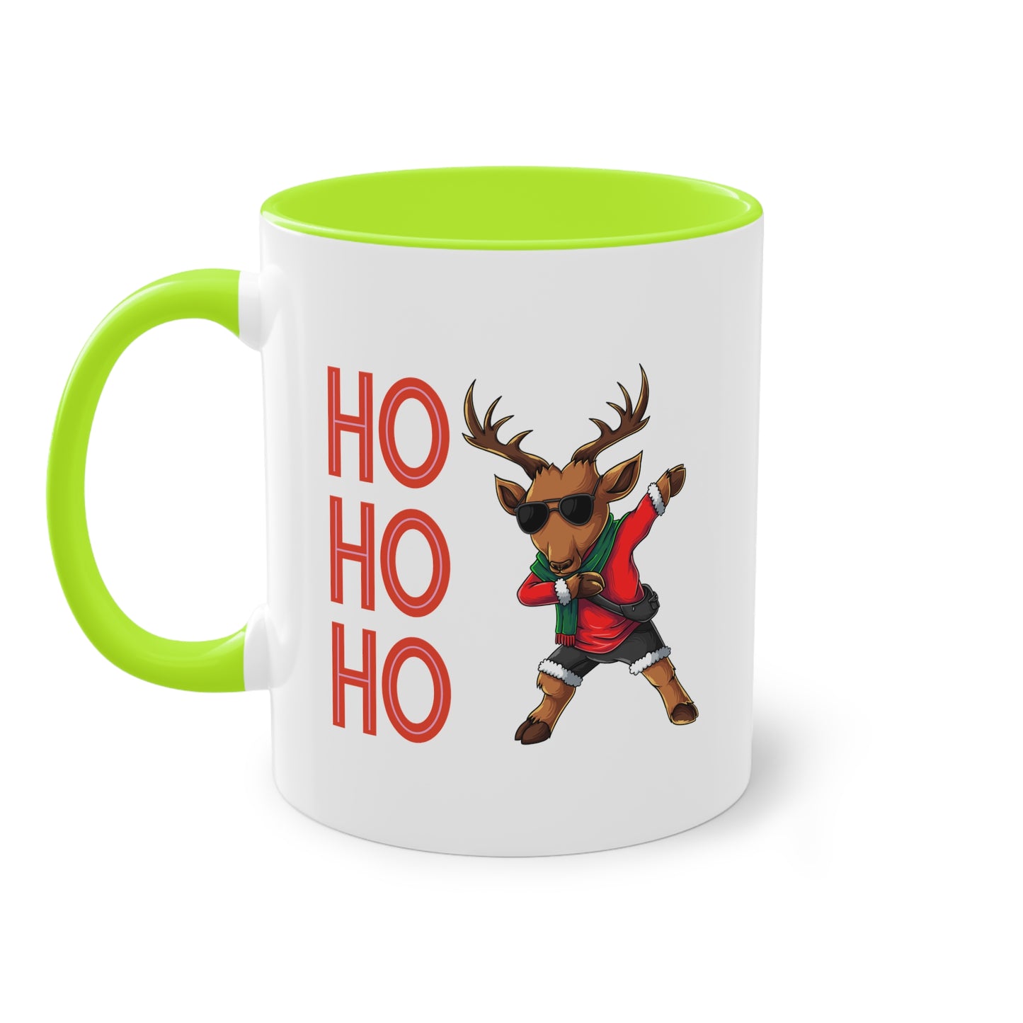 Ho ho ho Rentier  - Zwei-Ton-Kaffeetasse