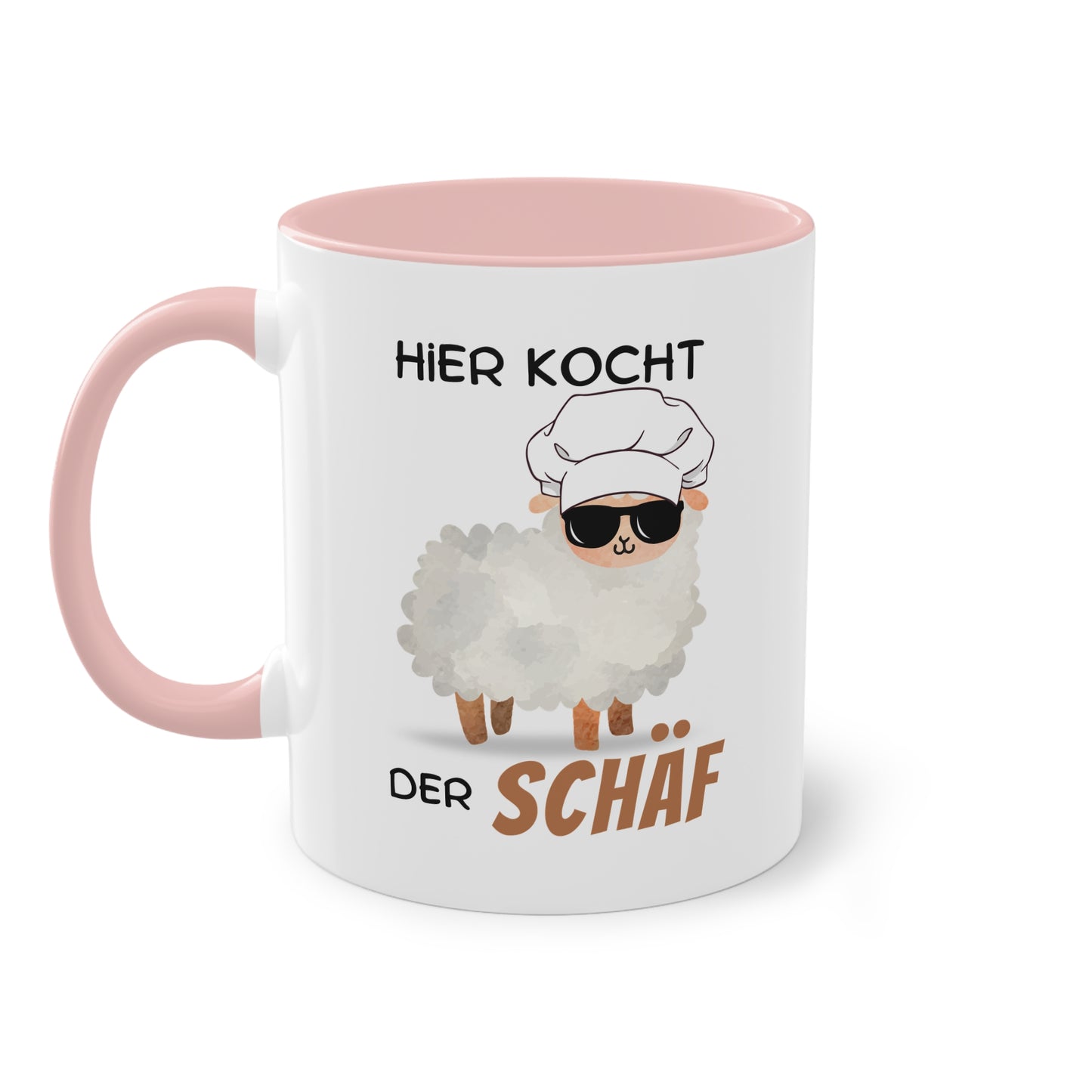 Hier kocht der Schäf - Zwei-Ton-Tasse