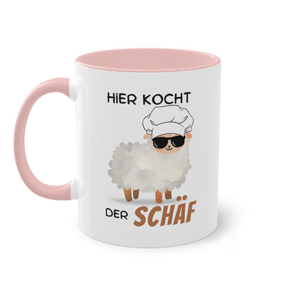 Hier kocht der Schäf - Zwei-Ton-Tasse