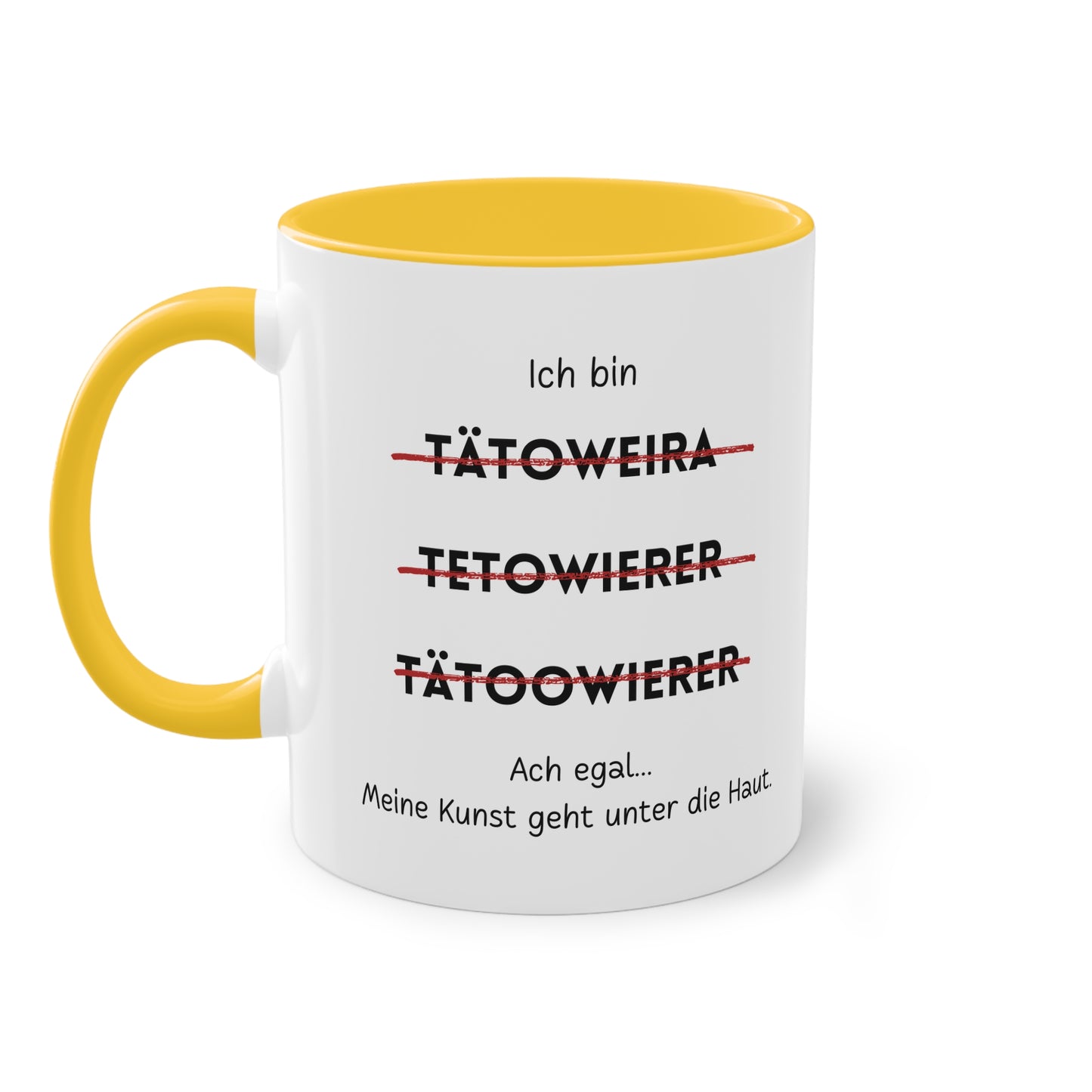 Ich bin Tätowierer - Zwei-Ton-Tasse
