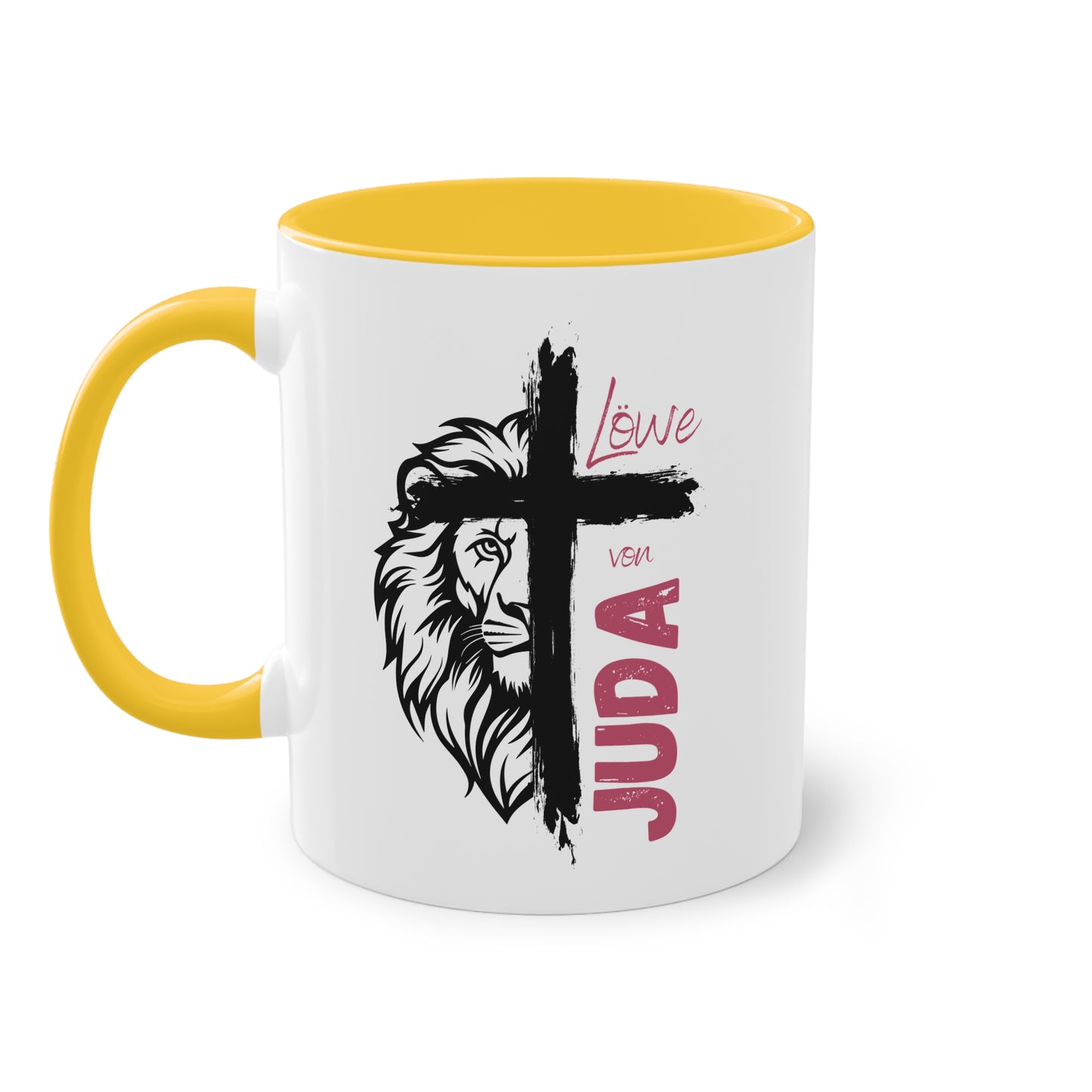 Löwe von Juda - Zwei-Ton-Kaffeetasse