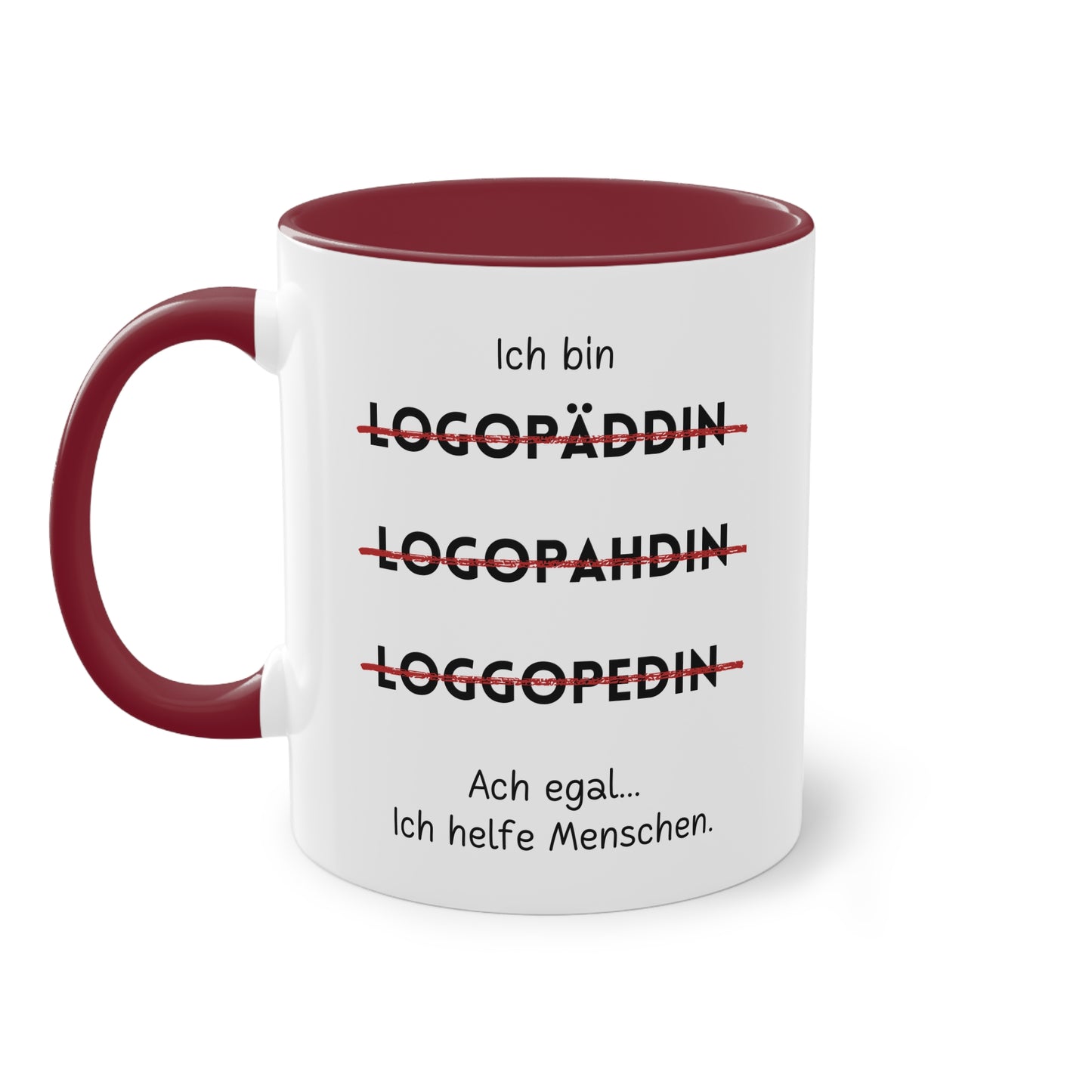 Ich bin Logopädin - Zwei-Ton-Tasse