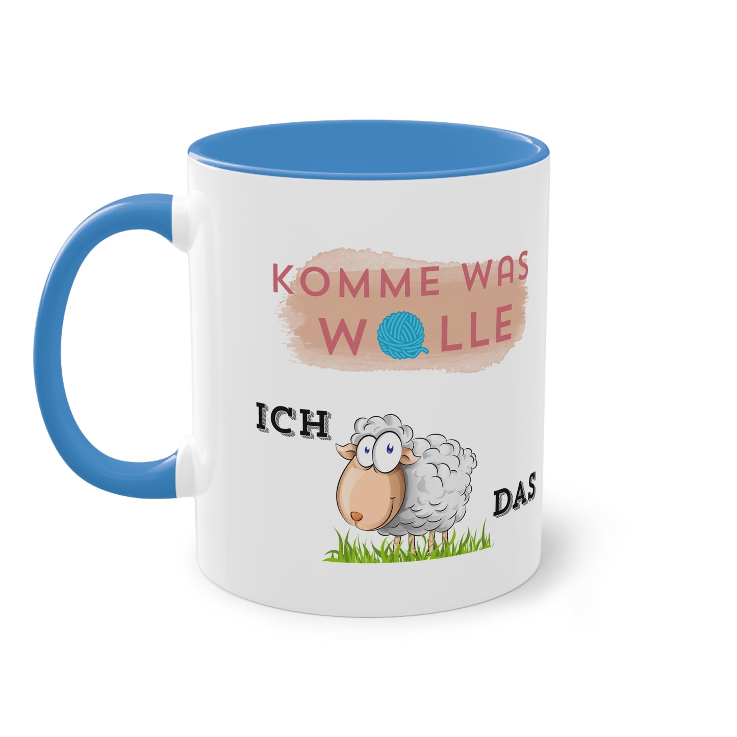 Komme was wolle, ich schaffe das - Zwei-Ton-Tasse