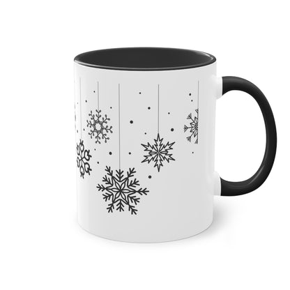 Schneeflöckchen - Zwei-Ton-Kaffeetasse