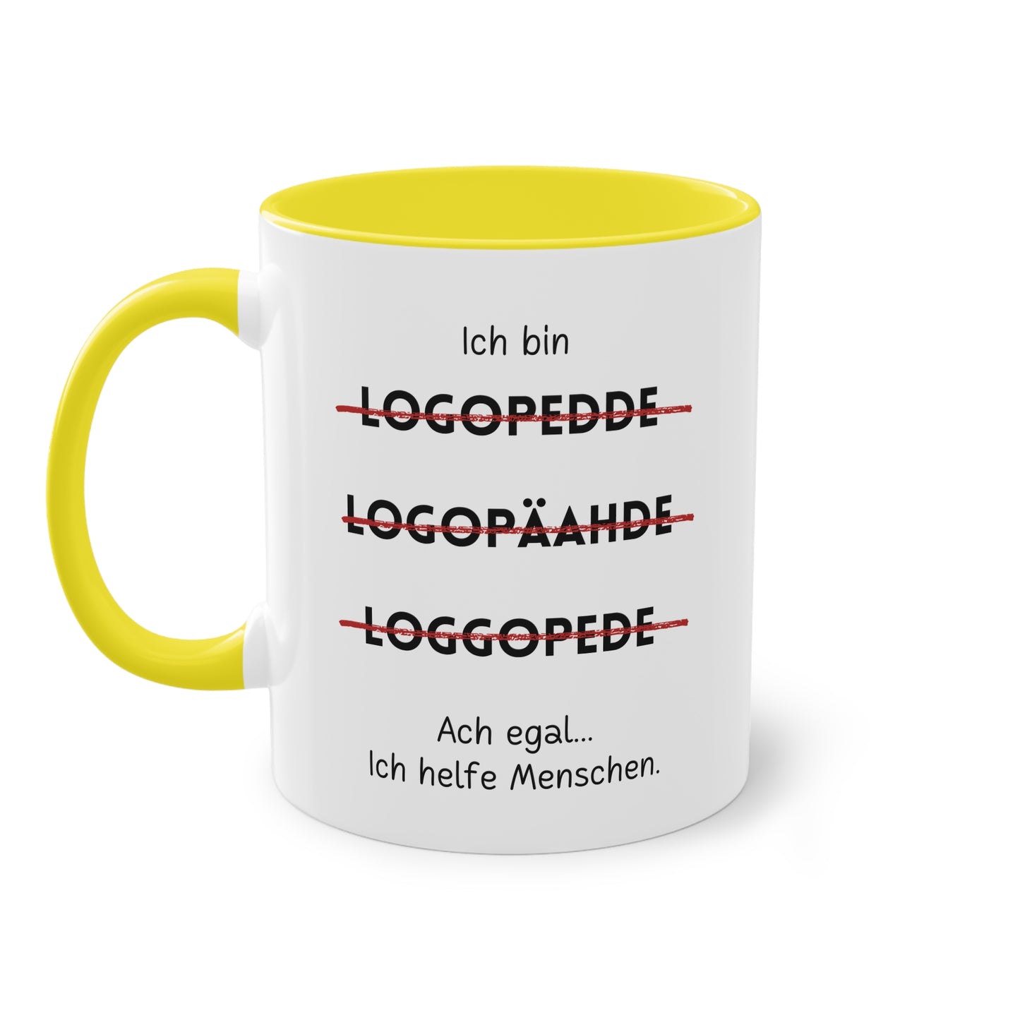 Ich bin Logopäde - Zwei-Ton-Tasse