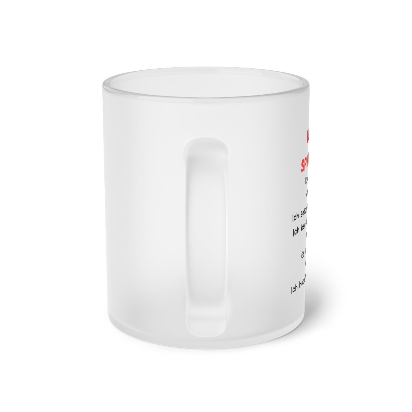 Lehrer Spickzettel (2) - Milchglas Tasse