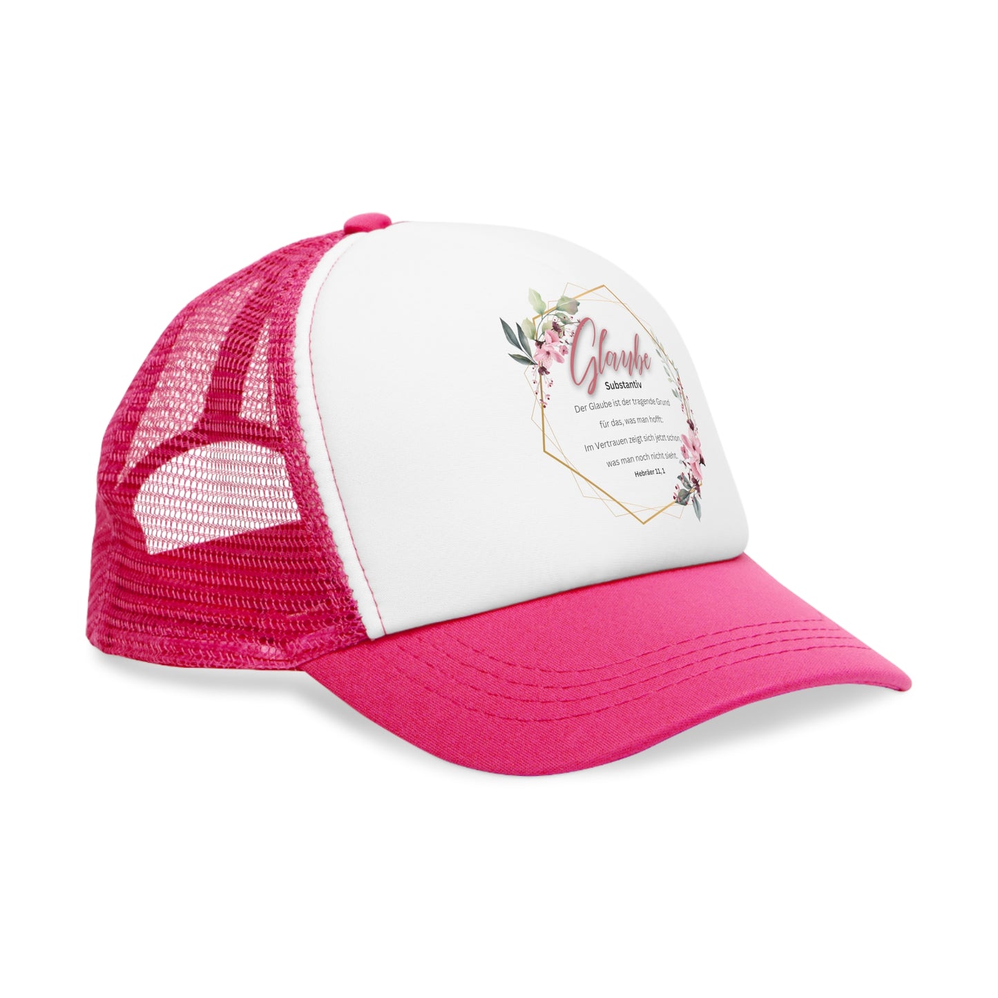 Glaube Substantiv (rosa) - Mesh Cap