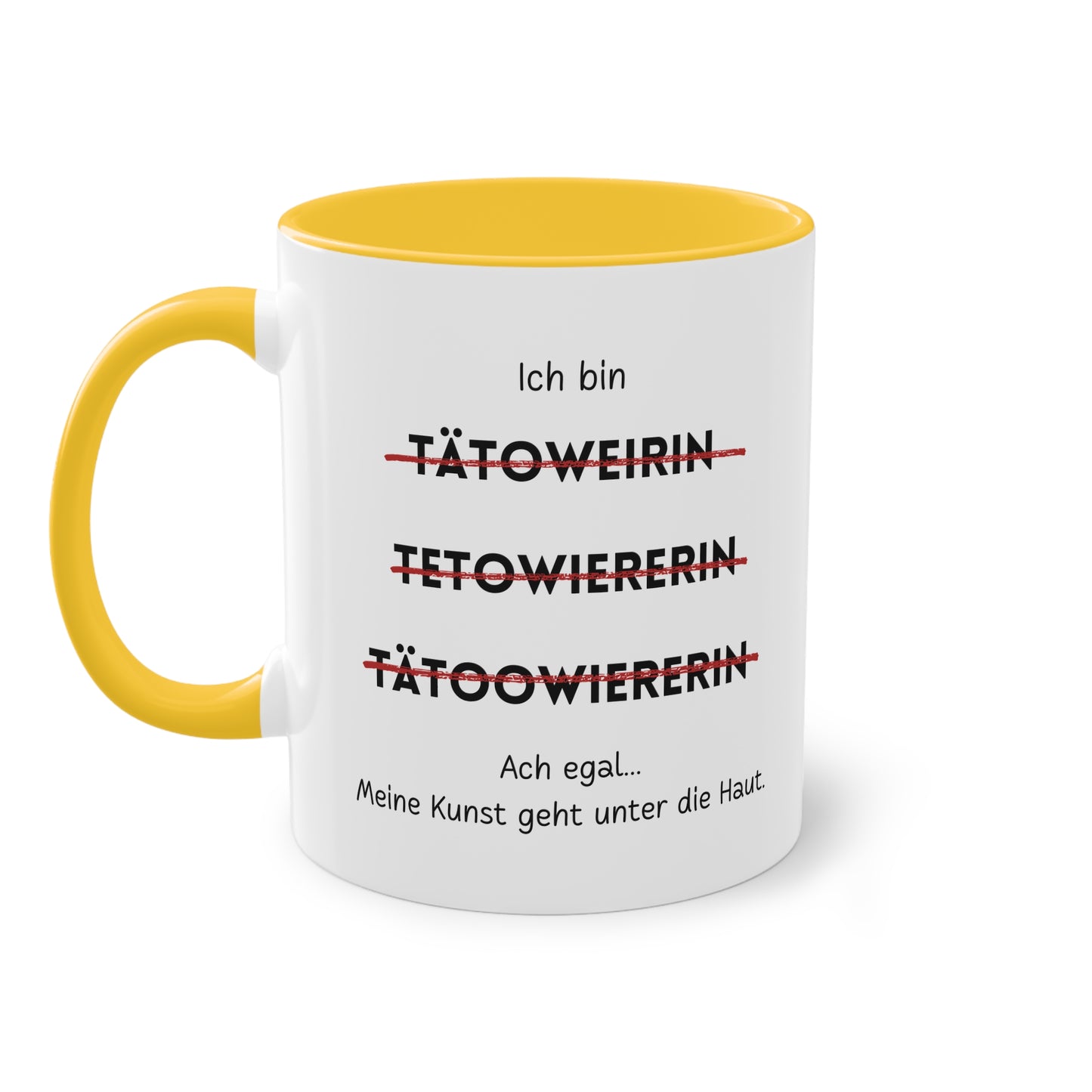 Ich bin Tätowiererin - Zwei-Ton-Tasse