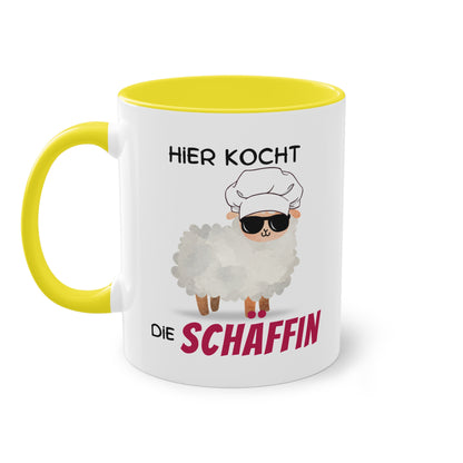 Hier kocht die Schäffin - Zwei-Ton-Tasse