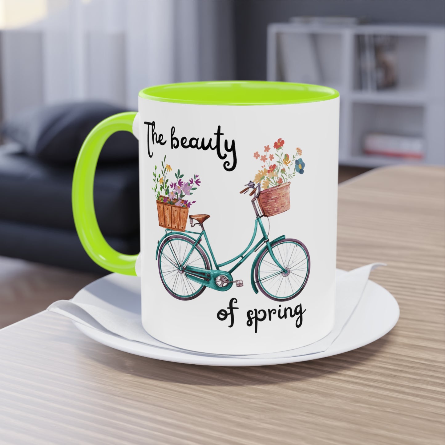 The beauty of spring - Zwei-Ton-Kaffeetasse