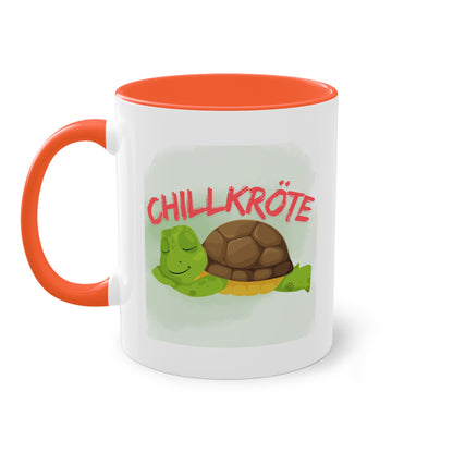 Chillkröte - Zwei-Ton-Kaffeetasse