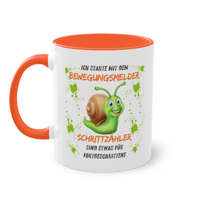 Ich starte mit dem Bewegungsmelder - Zwei-Ton-Kaffeetasse