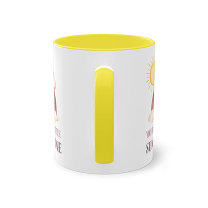 You are my little sunshine - Zwei-Ton-Kaffeetasse