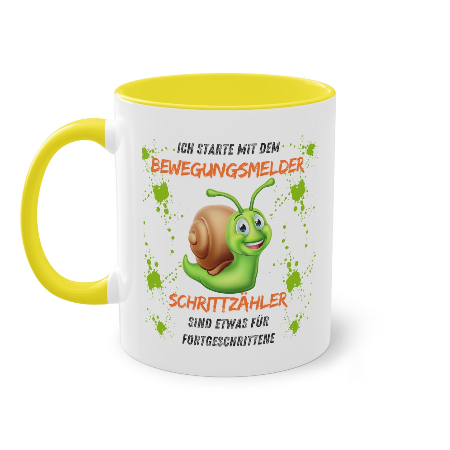 Ich starte mit dem Bewegungsmelder - Zwei-Ton-Kaffeetasse