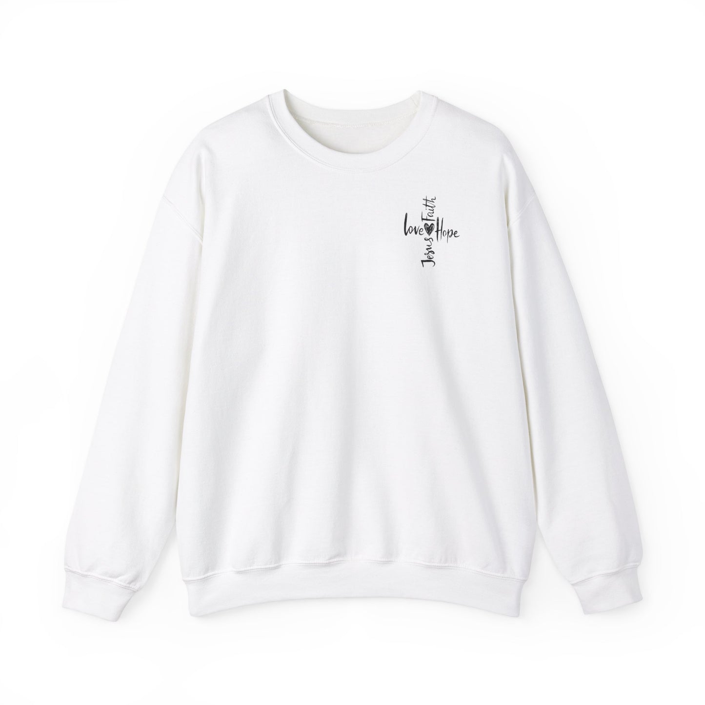 Unisex Sweatshirt - Hope, Love, christian