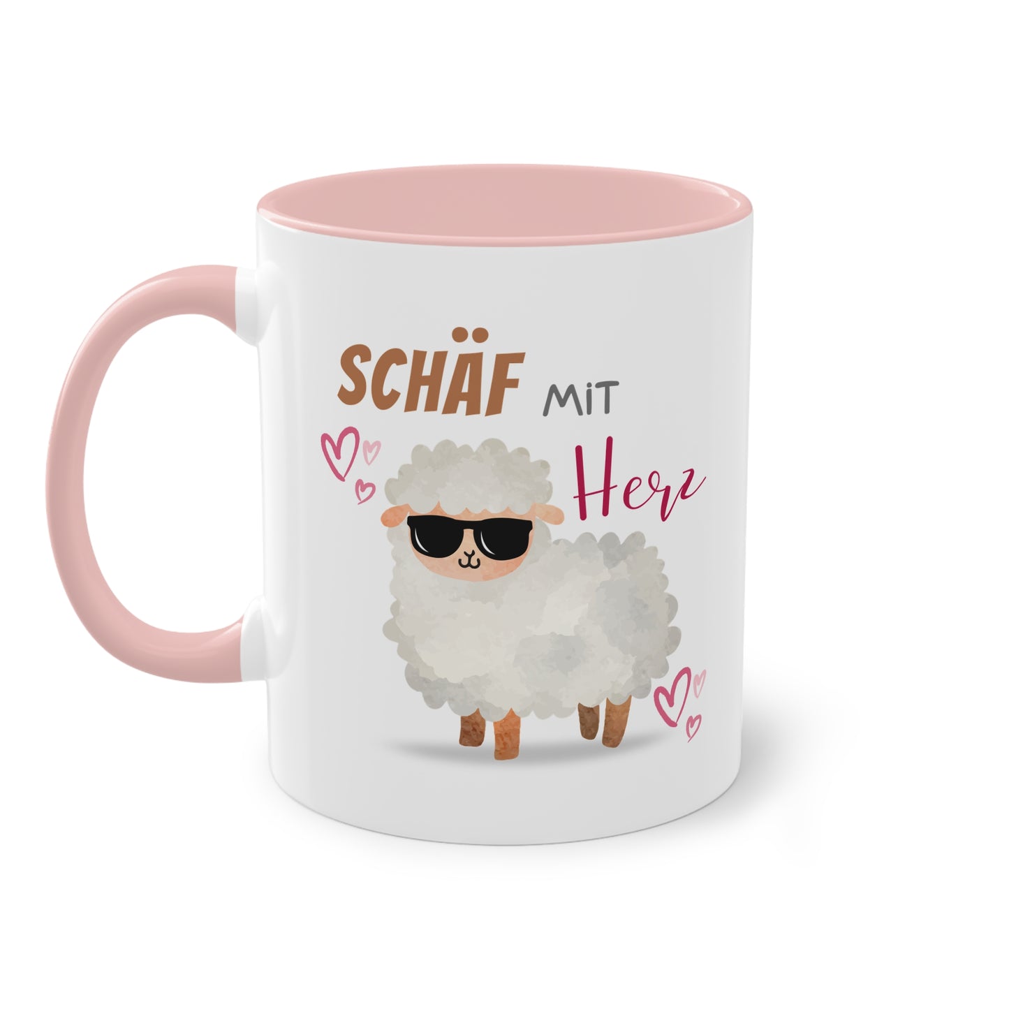 Schäf mit Herz - Zwei-Ton-Tasse