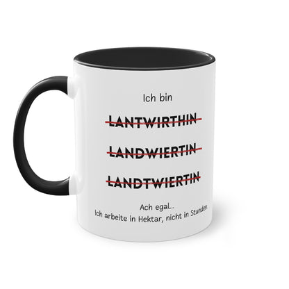 Ich bin Landwirtin - Zwei-Ton-Tasse