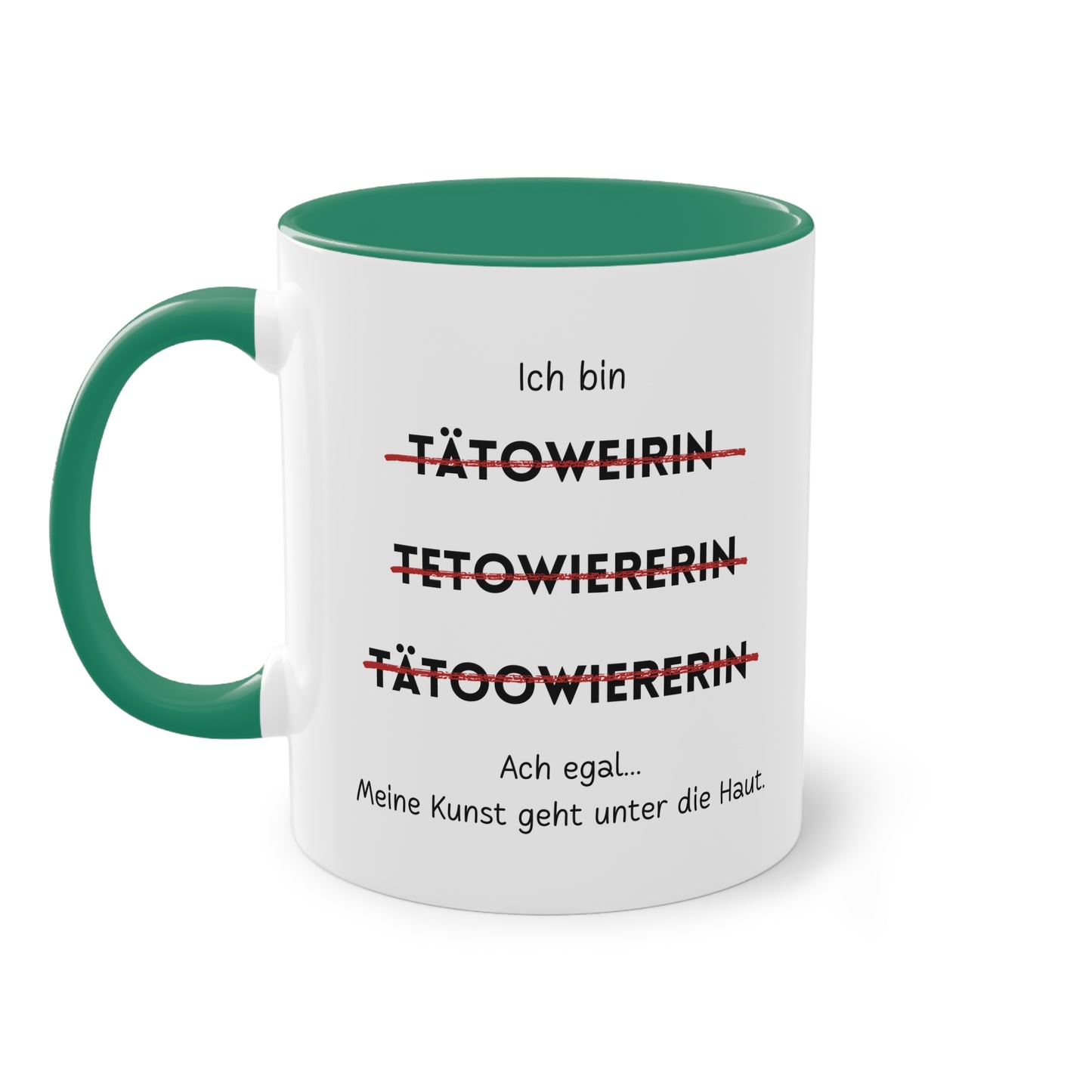 Ich bin Tätowiererin - Zwei-Ton-Tasse