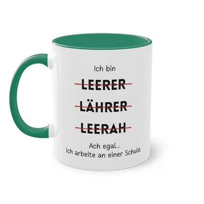 Ich bin Lehrer - Zwei-Ton-Tasse