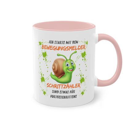 Ich starte mit dem Bewegungsmelder - Zwei-Ton-Kaffeetasse