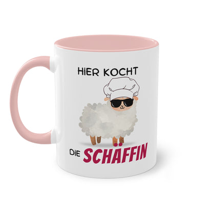 Hier kocht die Schäffin - Zwei-Ton-Tasse