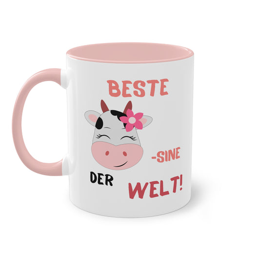 Beste Cousine der Welt - Zwei-Ton-Kaffeetasse