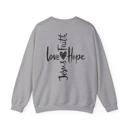 Unisex Sweatshirt - Faith, Love, Hope