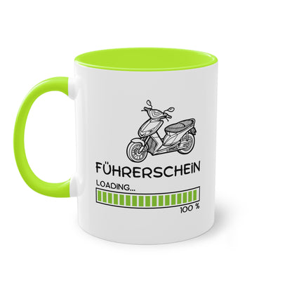 Roller/Mofa Führerschein loading - Zwei-Ton-Tasse