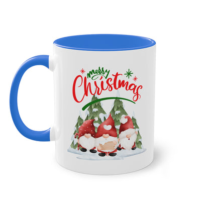 Merry Christmas Wichtel - Zwei-Ton-Tasse