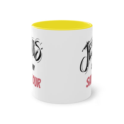 Jesus is my saviour - Zwei-Ton-Kaffeetasse